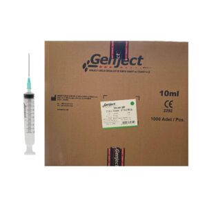 GENJECT - 10 Ml 3PARÇA 21G 0.80X38MM Enjektör - 100LÜ