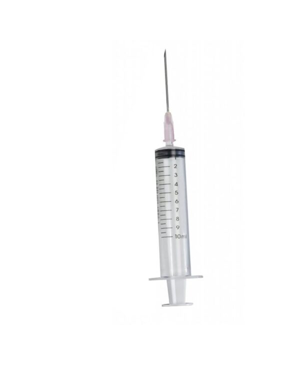 GENJECT - 10ML 3PARÇA Pembe İğneli Enjektör - 100 Adet