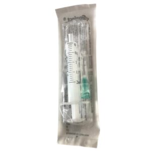 GENJECT - 2 Ml 2PARÇA Yeşil Kısa İğneli 16MM Veteriner Enjektörü - 100 Adet