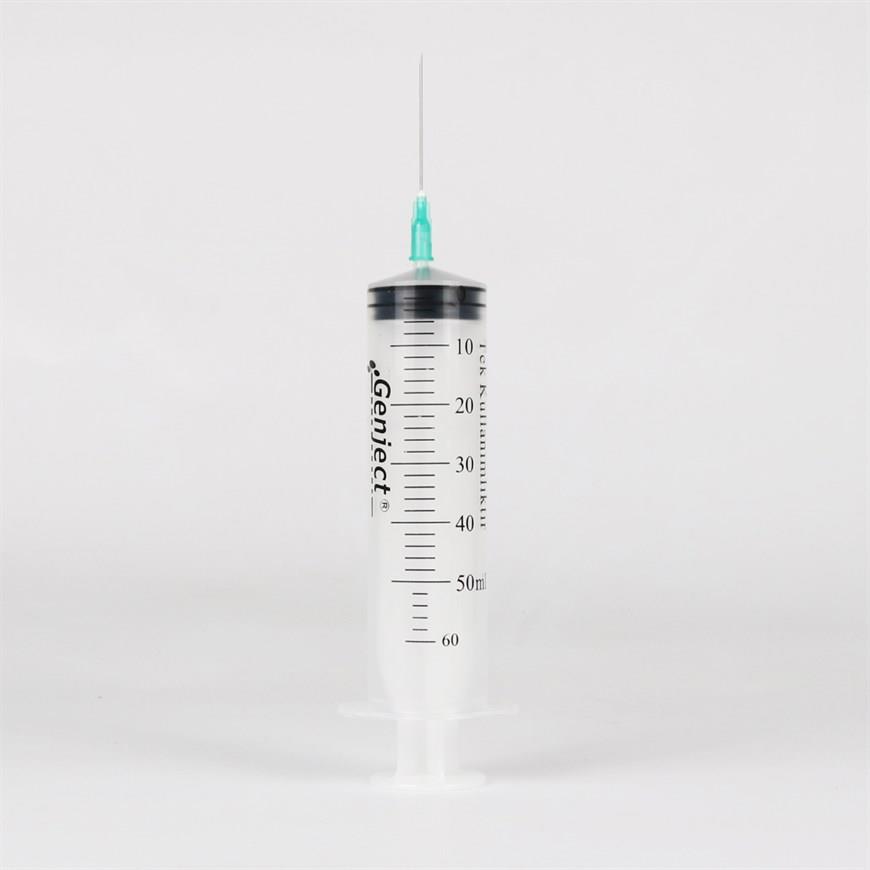 GENJECT - 50 Ml 3PARÇA 21G 0.80X38MM Enjektör - 25Lİ