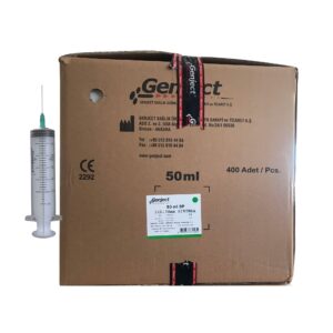 GENJECT - 50 Ml 3PARÇA 21G 0.80X38MM Enjektör - 400 Adet