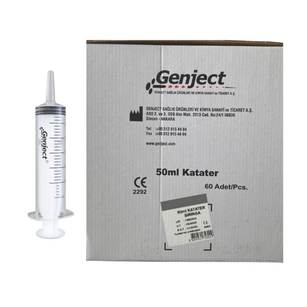GENJECT - 50 Ml Beslenme Gavaj Enjektörü Çam Uçlu - 60 Adet