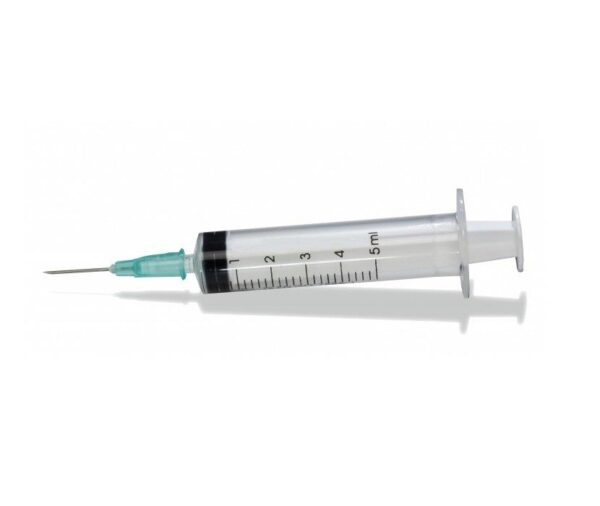 GENJECT - 5ML 3PARÇA Yeşil Kısa İğneli Enjektör - 100 Adet