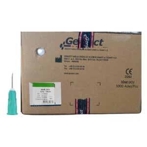 GENJECT - Enjektör İğne Ucu 16MM Veteriner Yeşil Kısa 21G - 5000 Adet