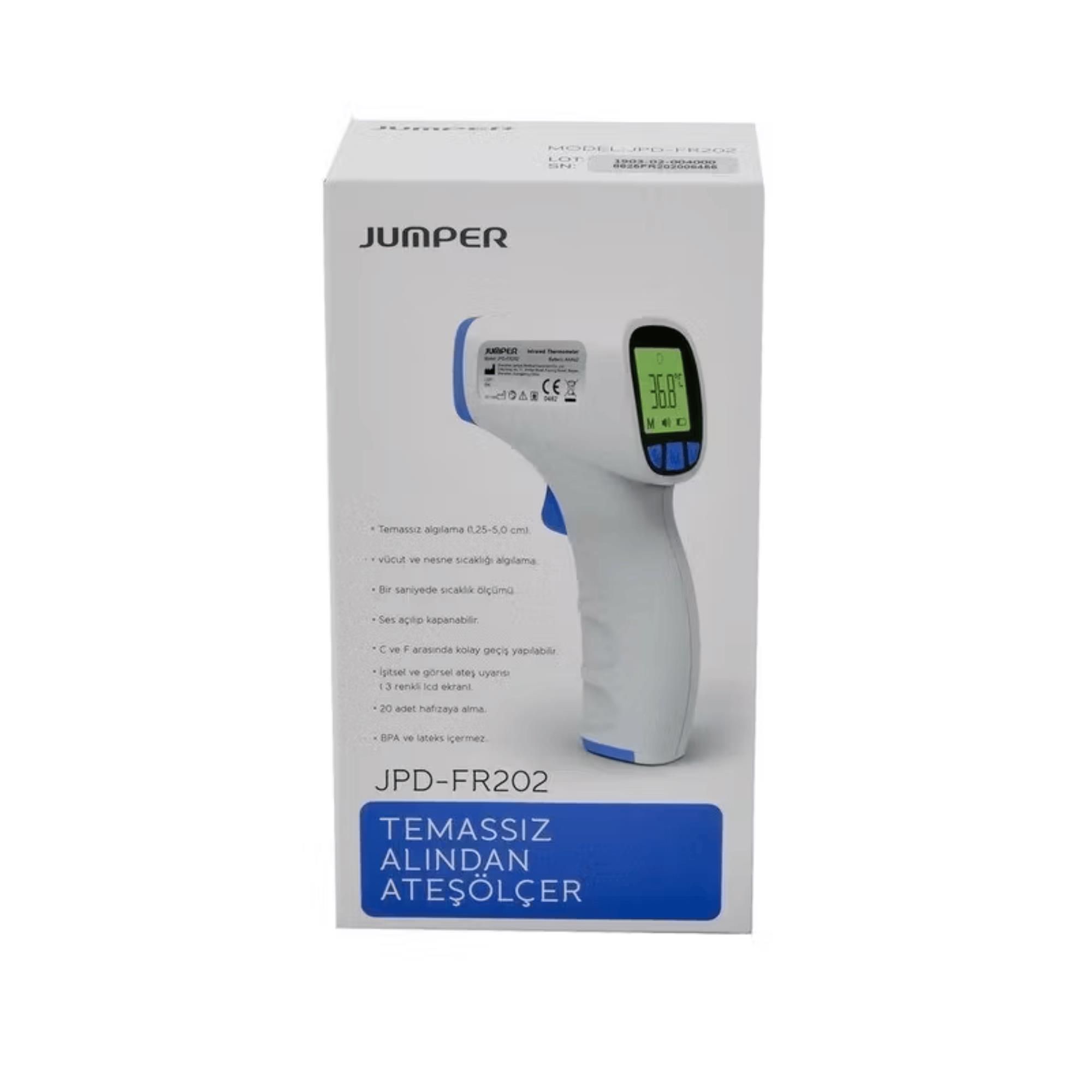 JUMPER - Temassız Ateş Ölçer Alından JPD-FR202 Mavi