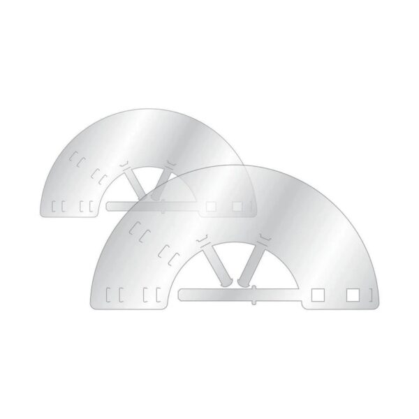 LUMMED - Yakalık Şeffaf - 12.5 Cm - 10 Adet