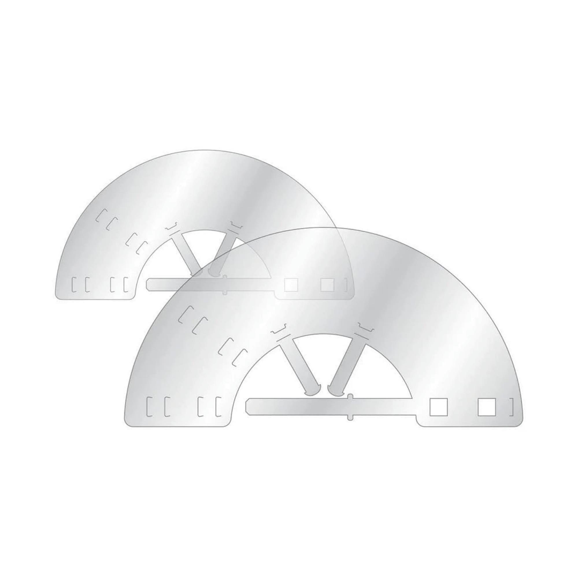LUMMED - Yakalık Şeffaf - 15 Cm - 10 Adet