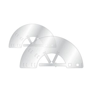 LUMMED - Yakalık Şeffaf - 7.5 Cm - 10 Adet