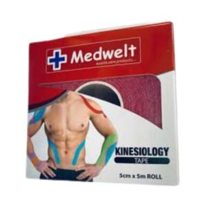 MEDWELT - Kinesiyoloji Bandı 5CMX5M Kırmızı