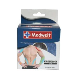MEDWELT - Kinesiyoloji Bandı 5CMX5M Mavi