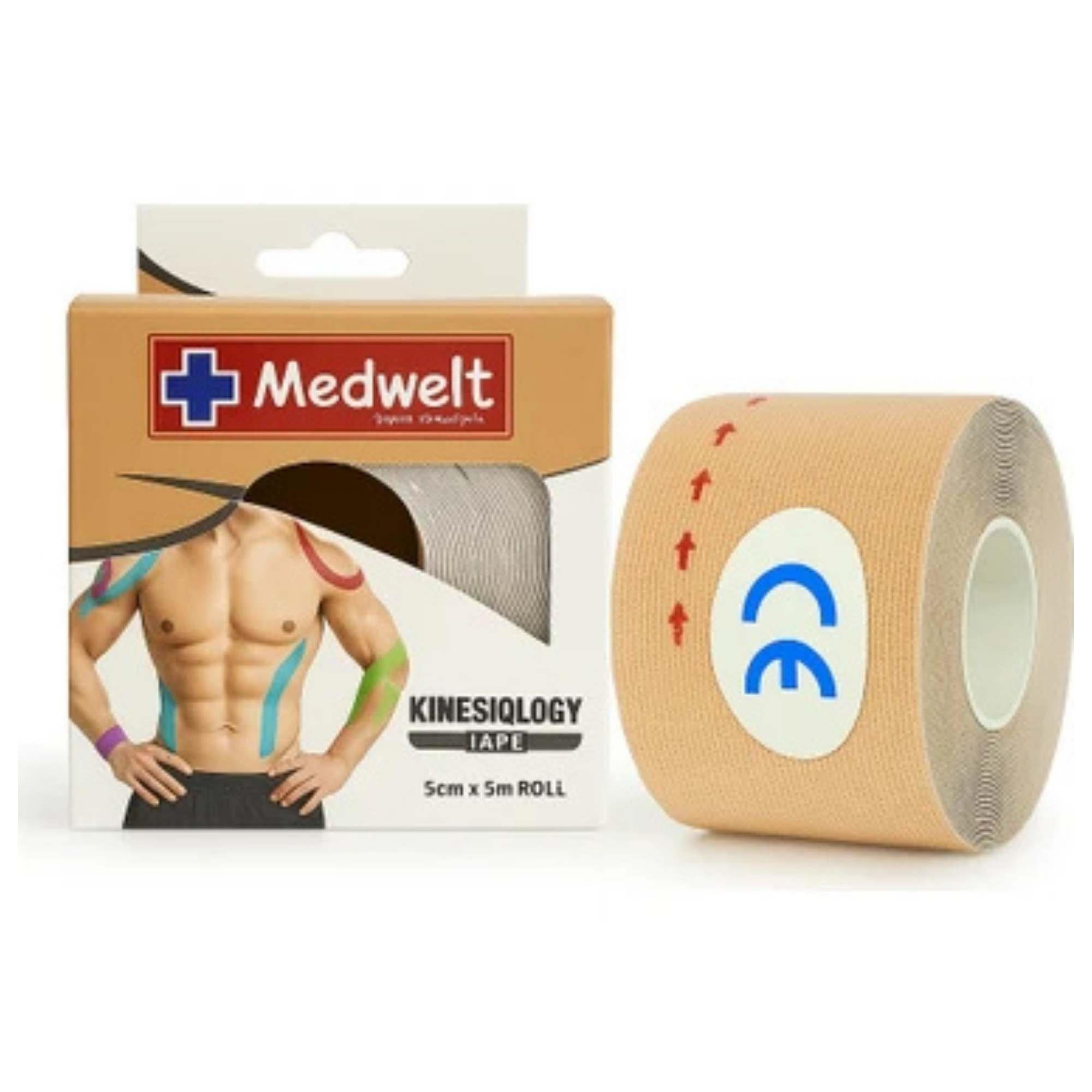 MEDWELT - Kinesiyoloji Bandı 5CMX5M Ten