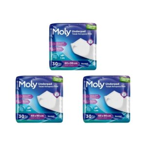 MOLY - Hasta Altı Serme Bezi 60X90 - 30 Adetli - 3 Paket