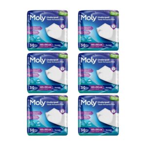 MOLY - Hasta Altı Serme Bezi 60X90 - 30 Adetli - 6 Paket