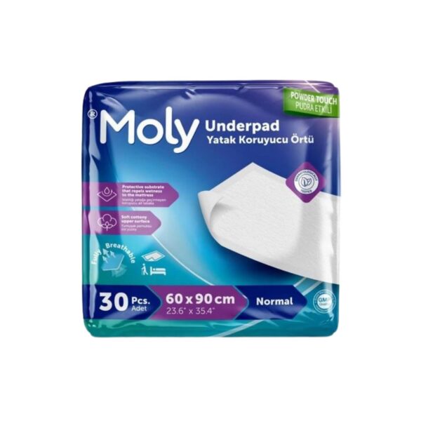 MOLY - Hasta Altı Serme Bezi 60X90 - 30 Adetli