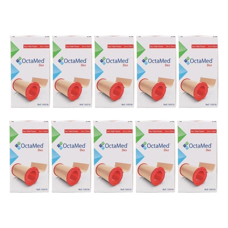 OCTAMED - Bez Flaster 10CM X 5MT REF:10510 - 10 Adet