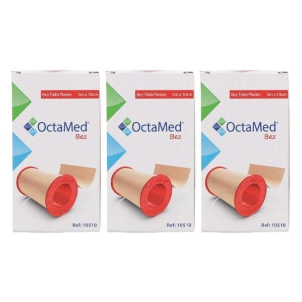 OCTAMED - Bez Flaster 10CM X 5MT REF:10510 - 3 Adet