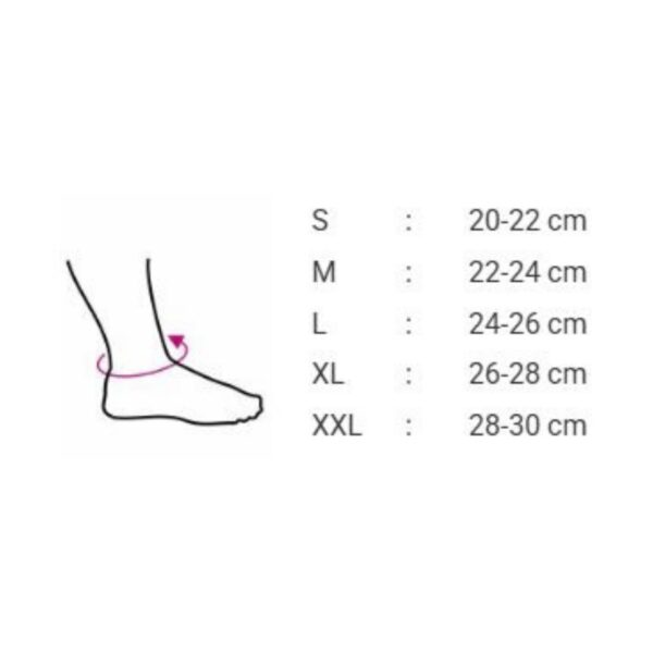 ORTHOCARE - Örme Ayak Bilekliği Malleol Destekli Malleocare Easy L 7911