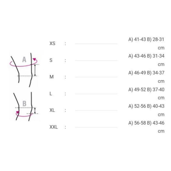 ORTHOCARE - Örme Dizlik Patella Destekli Fleksible Balenli Genucare Comfort M 6910