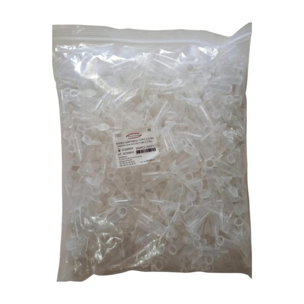TRUE LİNE - Mikro Santrifüj Eppendorf Tüpü Kapaklı 1.5ML - 500 Adet