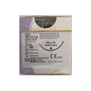 TRUSYNTH - Pga No: 1 75CM 3/8 Keskin 40MM V-270 - 1 Paket