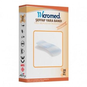 WİCROMED - Yara Bandı 20Lİ Transparent Şeffaf