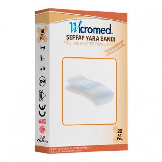 WİCROMED - Yara Bandı 20Lİ Transparent Şeffaf